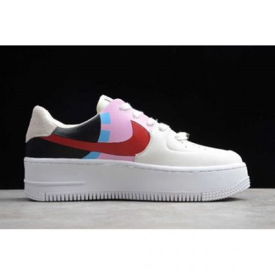 Nike Bayan Air Force 1 Sage Low Rice Zeytin Yeşili / Kırmızı / Siyah Kaykay Ayakkabı Türkiye - BJ010